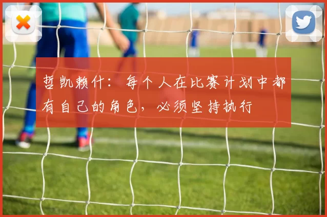 哲凯赖什：每个人在比赛计划中都有自己的角色，必须坚持执行